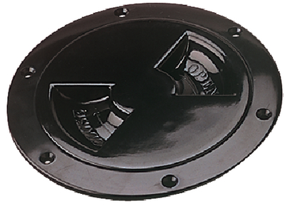 SEA-DOG LINE 337145-1 DECK PLATE -SCREW OUT 4IN BLK